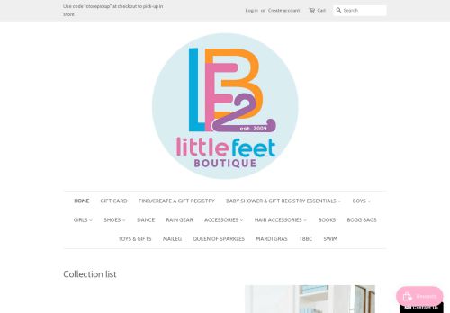 Little Feet Boutique La capture - 2024-01-26 09:32:22
