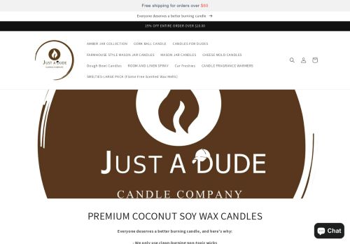 Just A Dude Candle Company capture - 2024-01-26 12:00:53