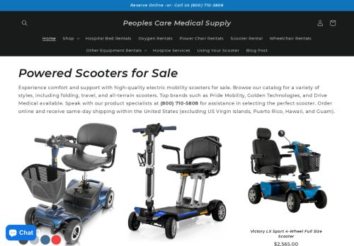 Peoples Care Medical Supply capture - 2024-01-26 14:36:16