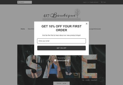 417 Boutique By Cate capture - 2024-01-26 17:12:00