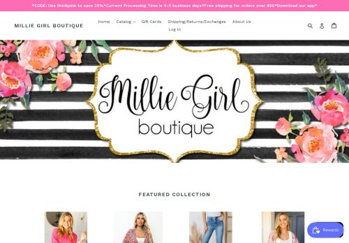 Millie Girl Boutique capture - 2024-01-26 22:12:06