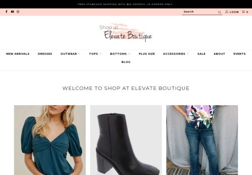 Shop At Elevate Boutique capture - 2024-01-27 07:48:49