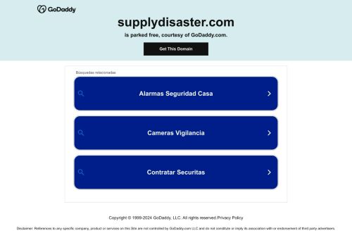 Supply Disaster capture - 2024-01-27 10:36:18