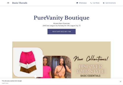 Pure Vanity Fashion Boutique capture - 2024-01-27 12:45:30