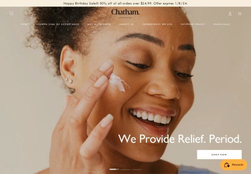 Chatham Natural Skin Care capture - 2024-01-27 16:00:24