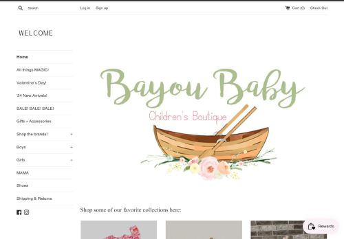 Bayou Baby Childrens Boutique capture - 2024-01-27 17:24:53