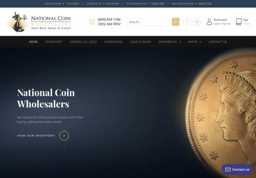 National Coin Wholesalers capture - 2024-01-28 16:22:24