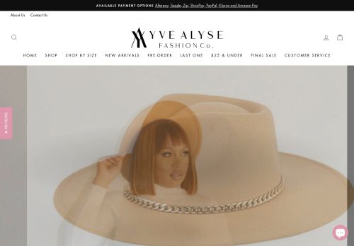 Yve Alyse Fashion Co capture - 2024-01-28 17:01:50