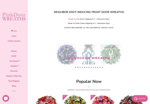 Pink Door Wreaths capture - 2024-01-28 17:03:49