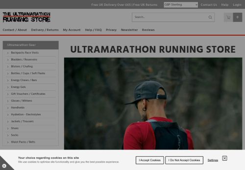 The Ultramarathon Running Store capture - 2024-01-29 09:41:40