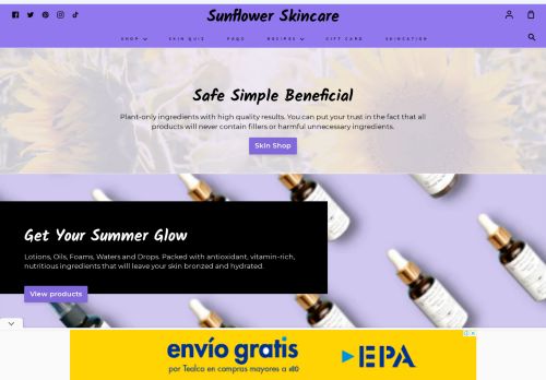 Sunflower Skincare capture - 2024-01-29 09:58:41