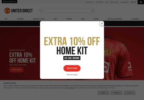 Manchester United Store capture - 2024-01-29 13:16:51