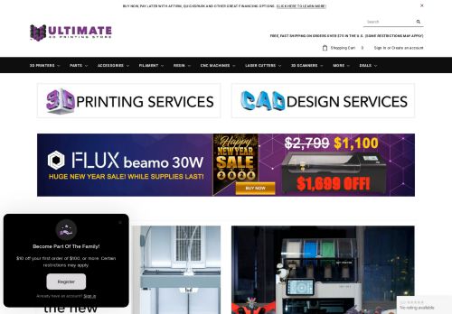 Ultimate 3D Printing Store capture - 2024-01-30 03:17:55