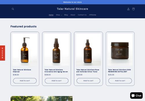 Talar Natural Skincare capture - 2024-01-30 03:47:09
