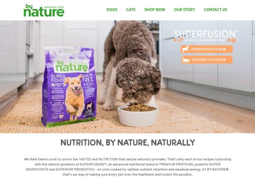 By Nature Pet Foods capture - 2024-01-31 12:09:07