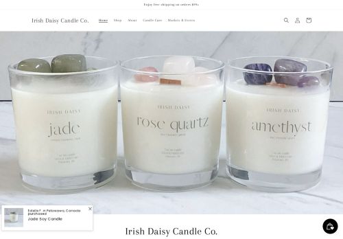 Irish Daisy Candles Co capture - 2024-01-31 17:43:52