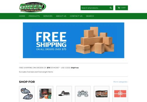 Green Truck & Trailer Parts and Service capture - 2024-02-01 08:37:32