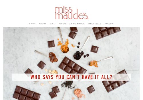 Miss Maudes Bar Of Chocolates capture - 2024-02-02 05:05:40