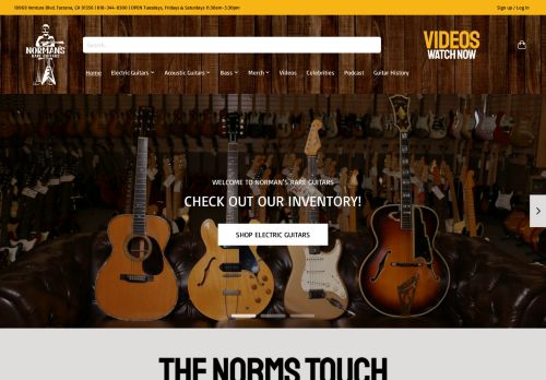 Normans Rare Guitars capture - 2024-02-02 21:42:56
