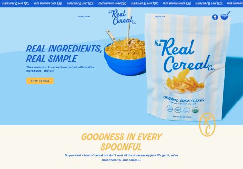 The Real Cereal Company capture - 2024-02-03 03:33:23