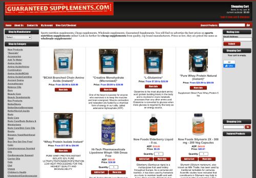 Guaranteed Supplements capture - 2024-02-03 10:42:14