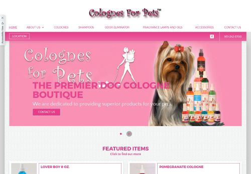 Colognes For Pets capture - 2024-02-03 16:06:17