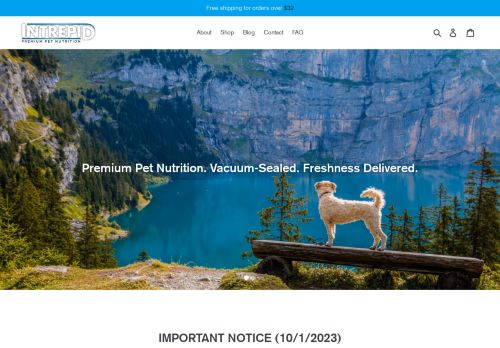 Intrepid Premium Pet Food capture - 2024-02-03 23:04:58