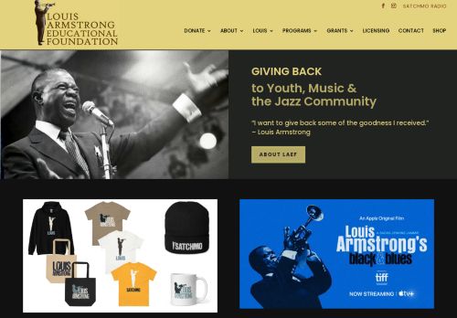 Louis Armstrong Educational Foundation capture - 2024-02-05 08:15:17