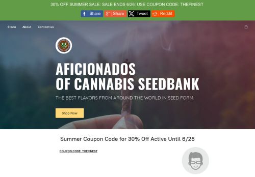 Aficionados Of Cannabis Seedbank capture - 2024-02-06 08:03:31