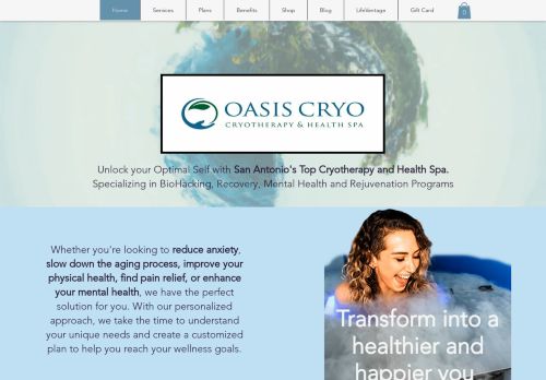 Oasis Cryo & Health Spa capture - 2024-02-06 10:34:19