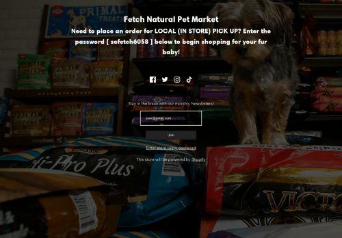 Fetch Natural Pet Market capture - 2024-02-07 10:18:29