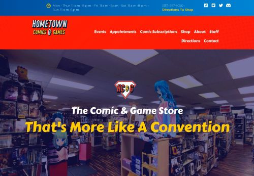Home Town Comics And Games capture - 2024-02-07 10:33:46