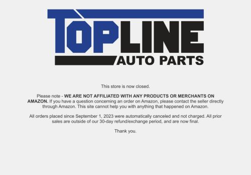 Topline Auto Parts capture - 2024-02-07 17:36:44