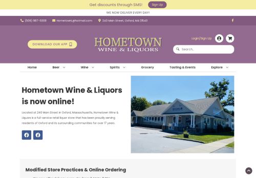 Hometown Wine And Liquors capture - 2024-02-08 02:09:44