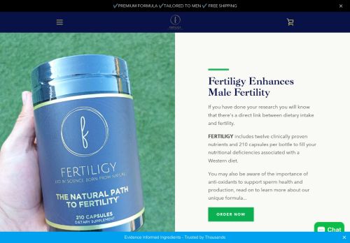Fertiligy Male Fertility Supplement capture - 2024-02-09 00:53:33