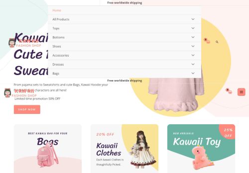 Kawaii Fashion Shop capture - 2024-02-09 07:34:03