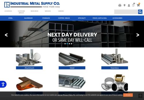 Industrial Metal Supply capture - 2024-02-09 08:28:31