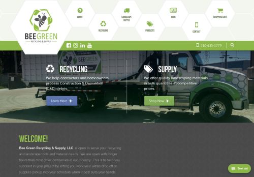 Bee Green Recycling And Supply capture - 2024-02-09 17:11:51