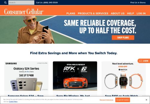 Consumer Cellular capture - 2024-02-09 23:03:53