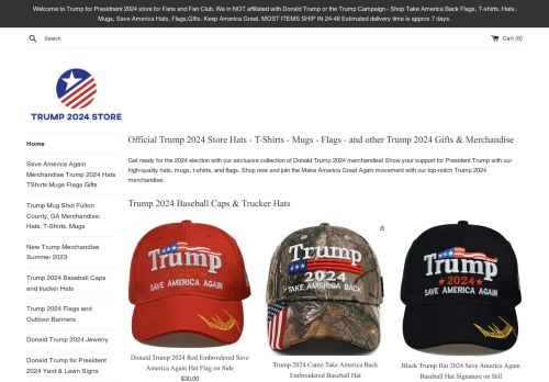 Official Trump Store capture - 2024-02-10 03:15:28