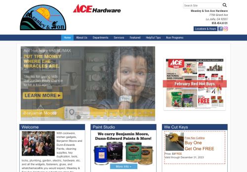 Meanley And Son Ace Hardware capture - 2024-02-10 12:39:22