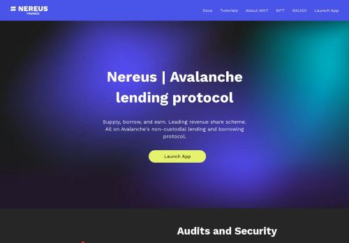 Nereus Finance capture - 2024-02-10 16:11:26