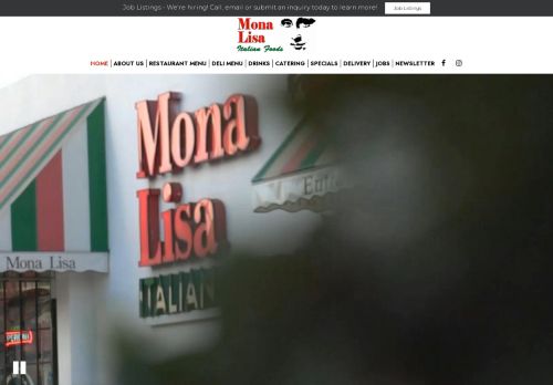 Mona Lisa Italian Foods capture - 2024-02-10 16:53:48