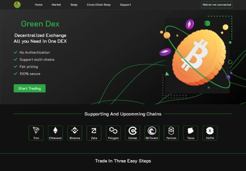 Green Dex Exchange capture - 2024-02-10 20:27:31