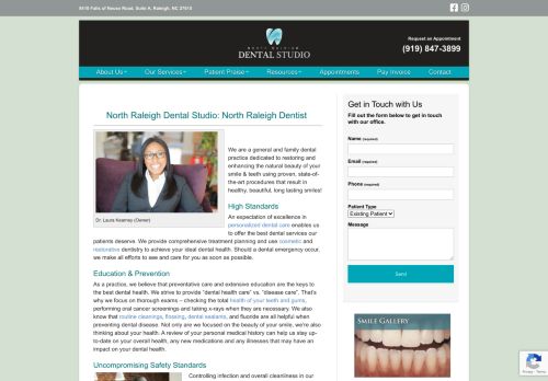 Dentist North Raleigh capture - 2024-02-10 22:56:40