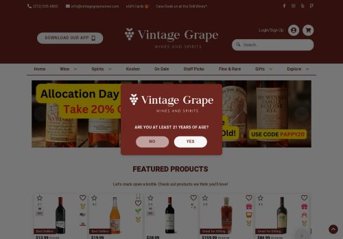 Vintage Grape Wines capture - 2024-02-11 04:11:42