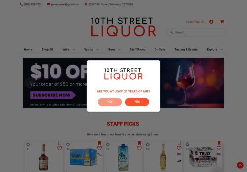 10th Street Liquor capture - 2024-02-11 07:10:00