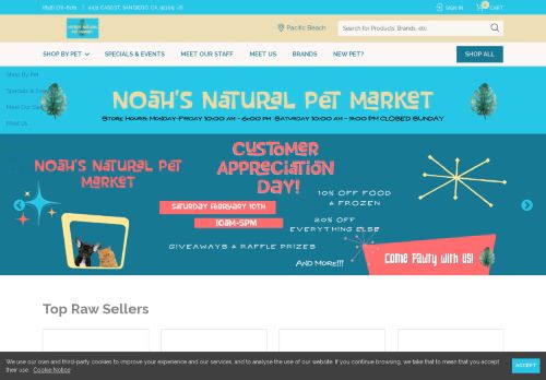 Noahs Natural Pet Market capture - 2024-02-11 19:15:46