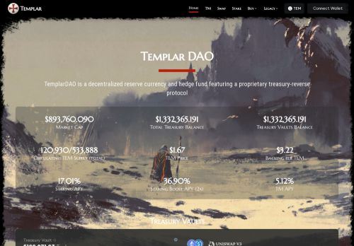 Templar Finance capture - 2024-02-12 02:54:00