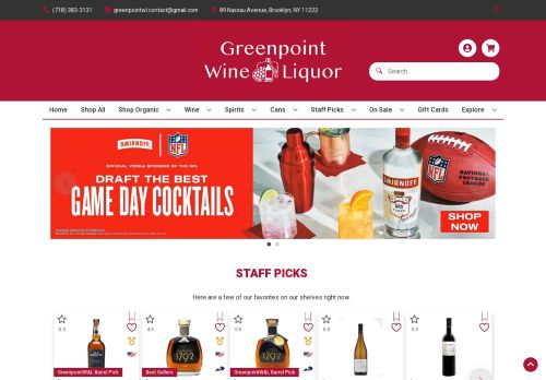 Greenpoint Wine And Liquor capture - 2024-02-12 11:52:52
